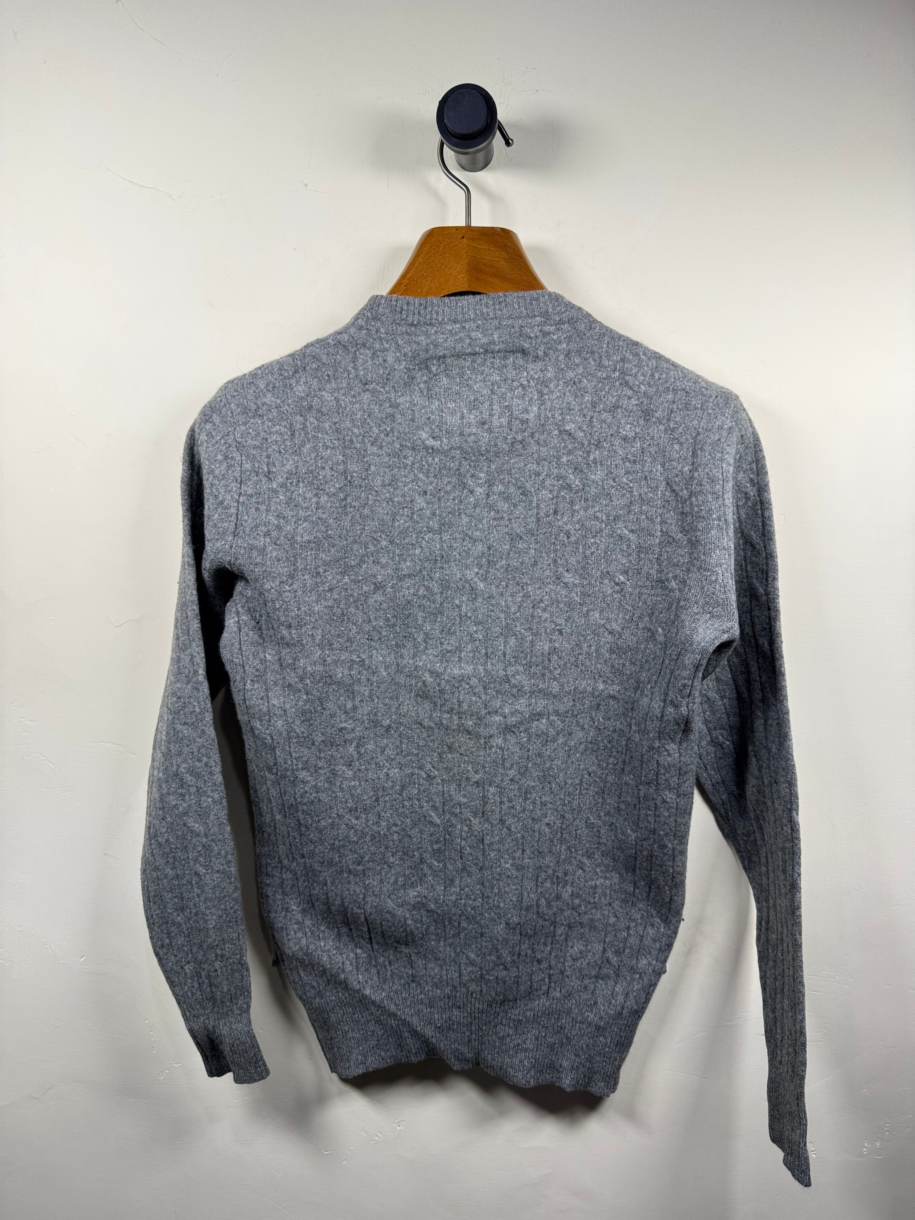 Jack Wills Lambswool Cable Knitted Sweater (Small)