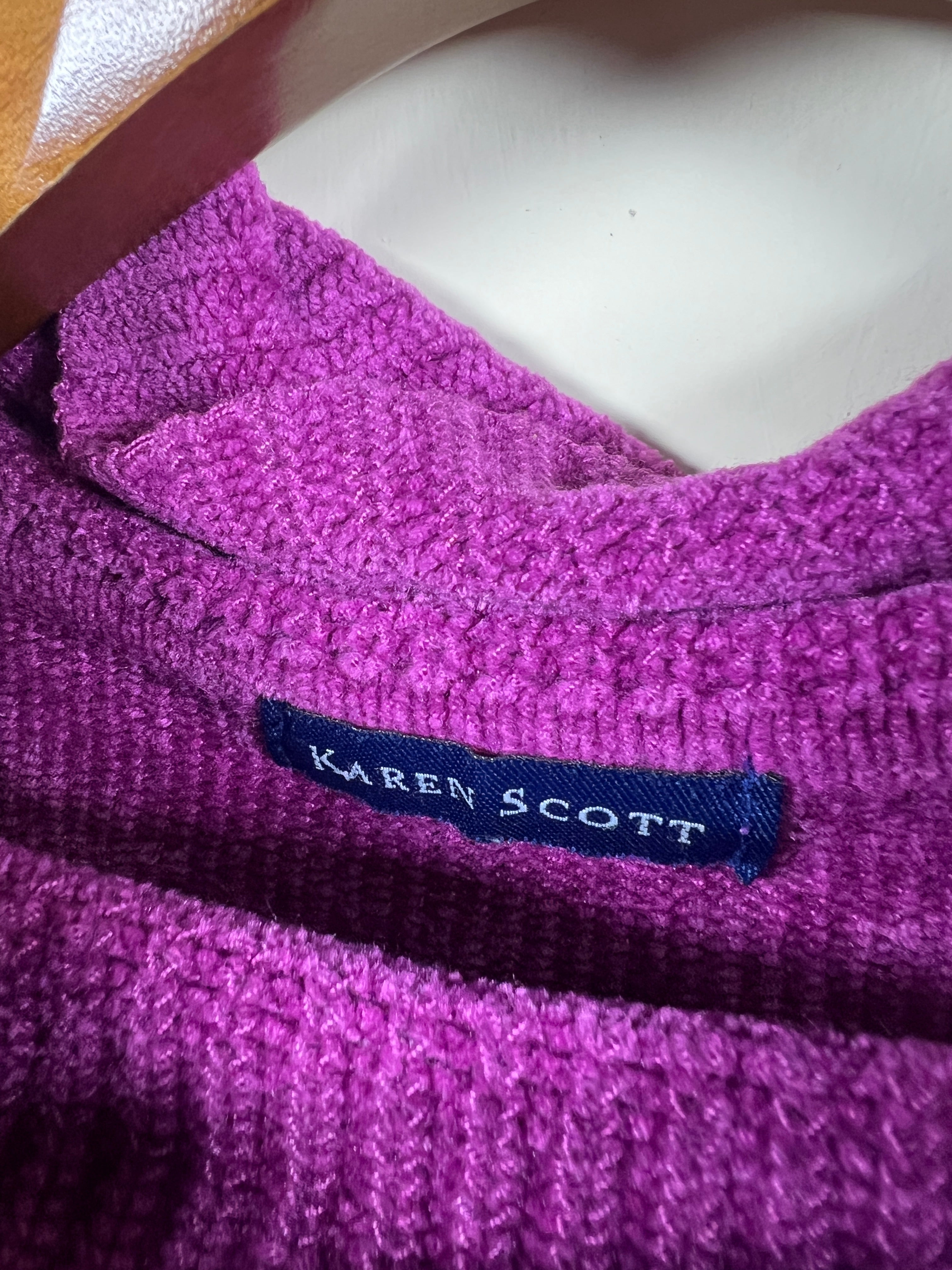 Karen Scott Velvet Turtle Neck Sweater (Women) (Large/X-Large)