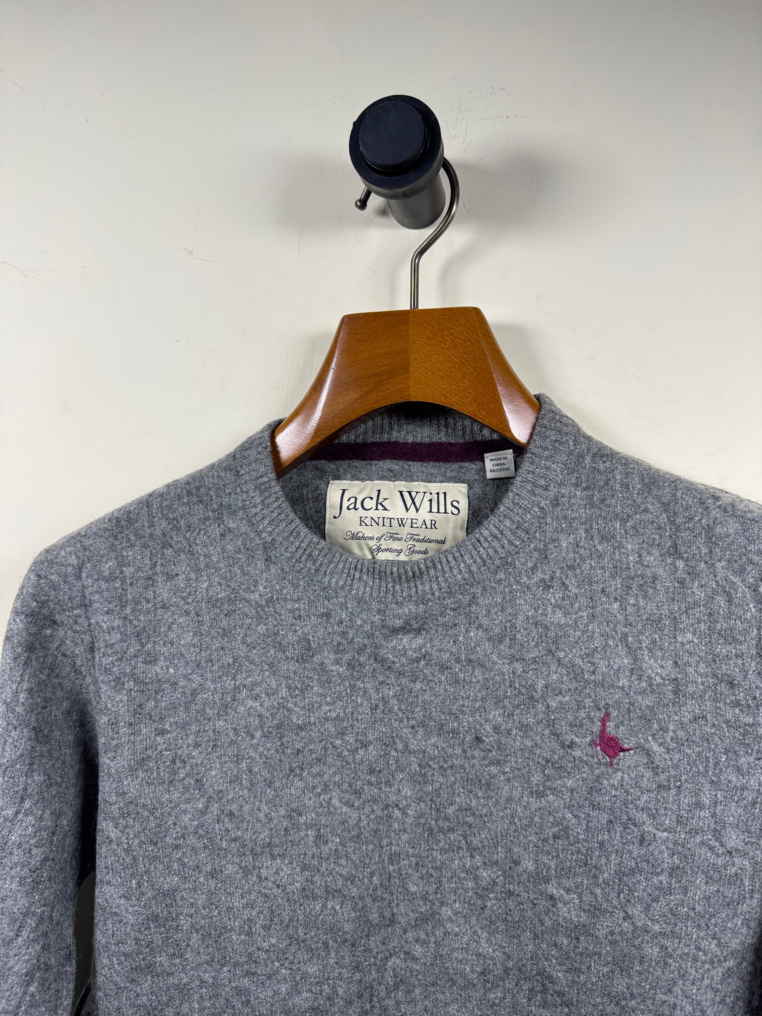Jack Wills Lambswool Cable Knitted Sweater (Small)