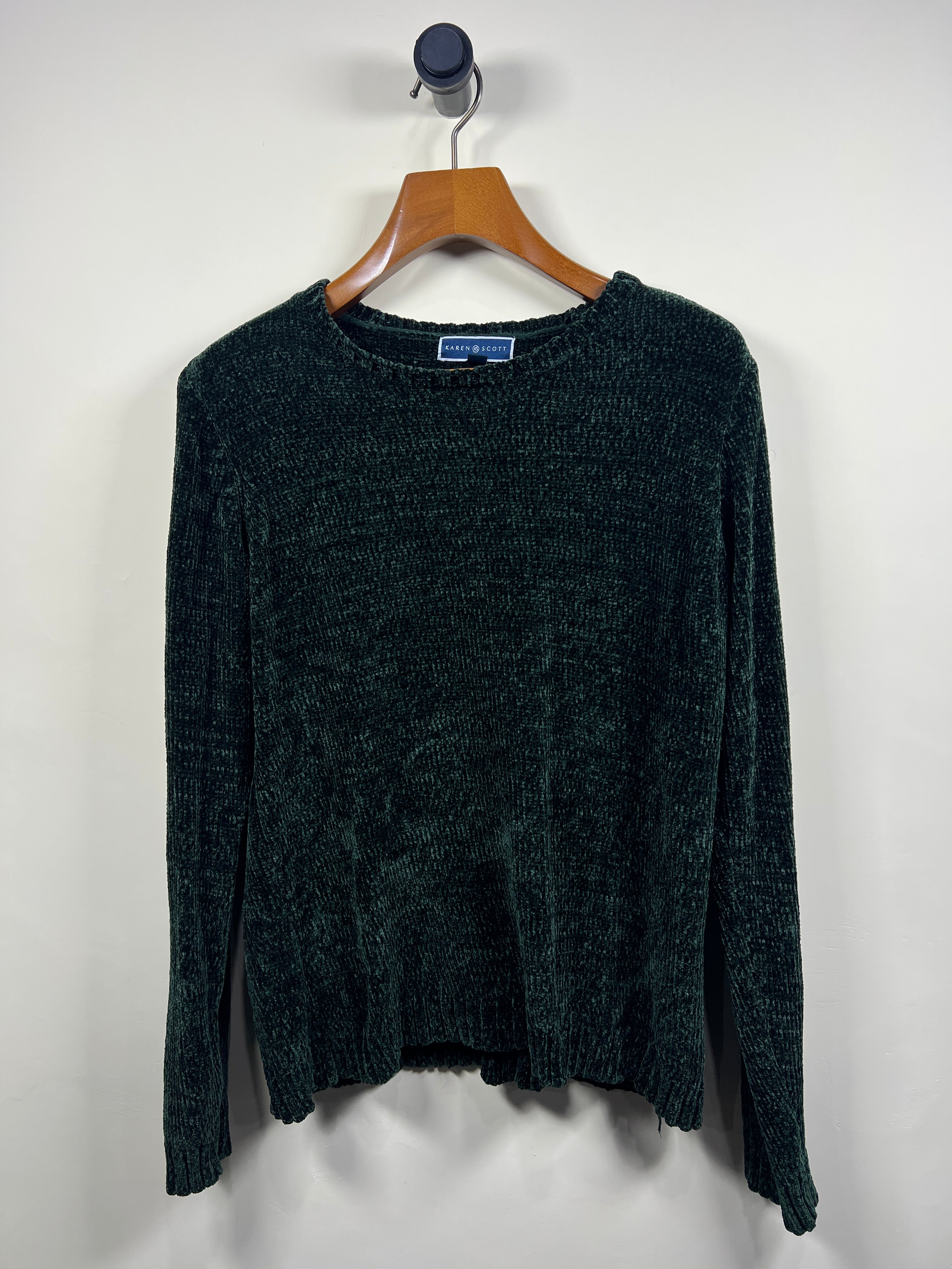 Karen Scott Velvet Sweater (Women) (XX-Large)