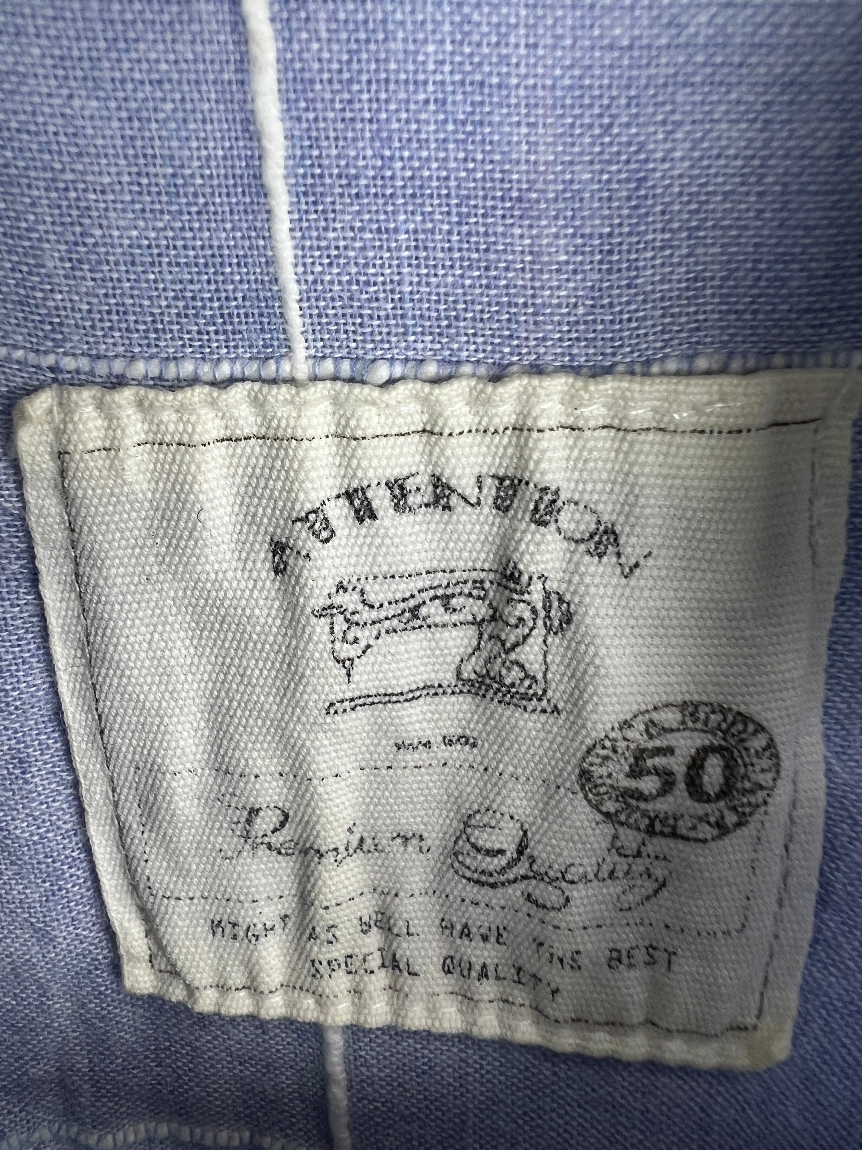 Attention Linen Shirt (Small-Medium)