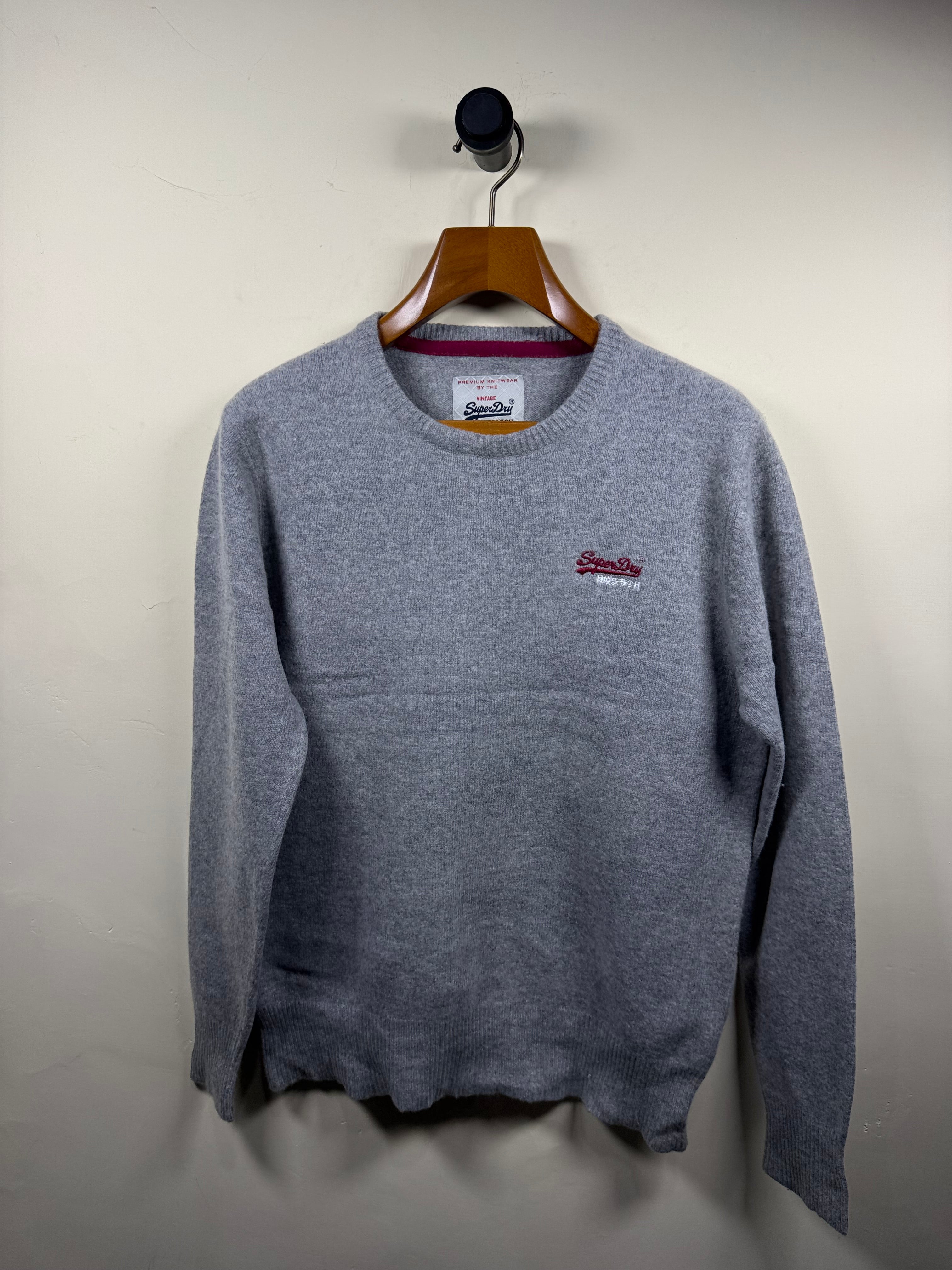 Super Dry Lambswool Sweater (Medium-Large)