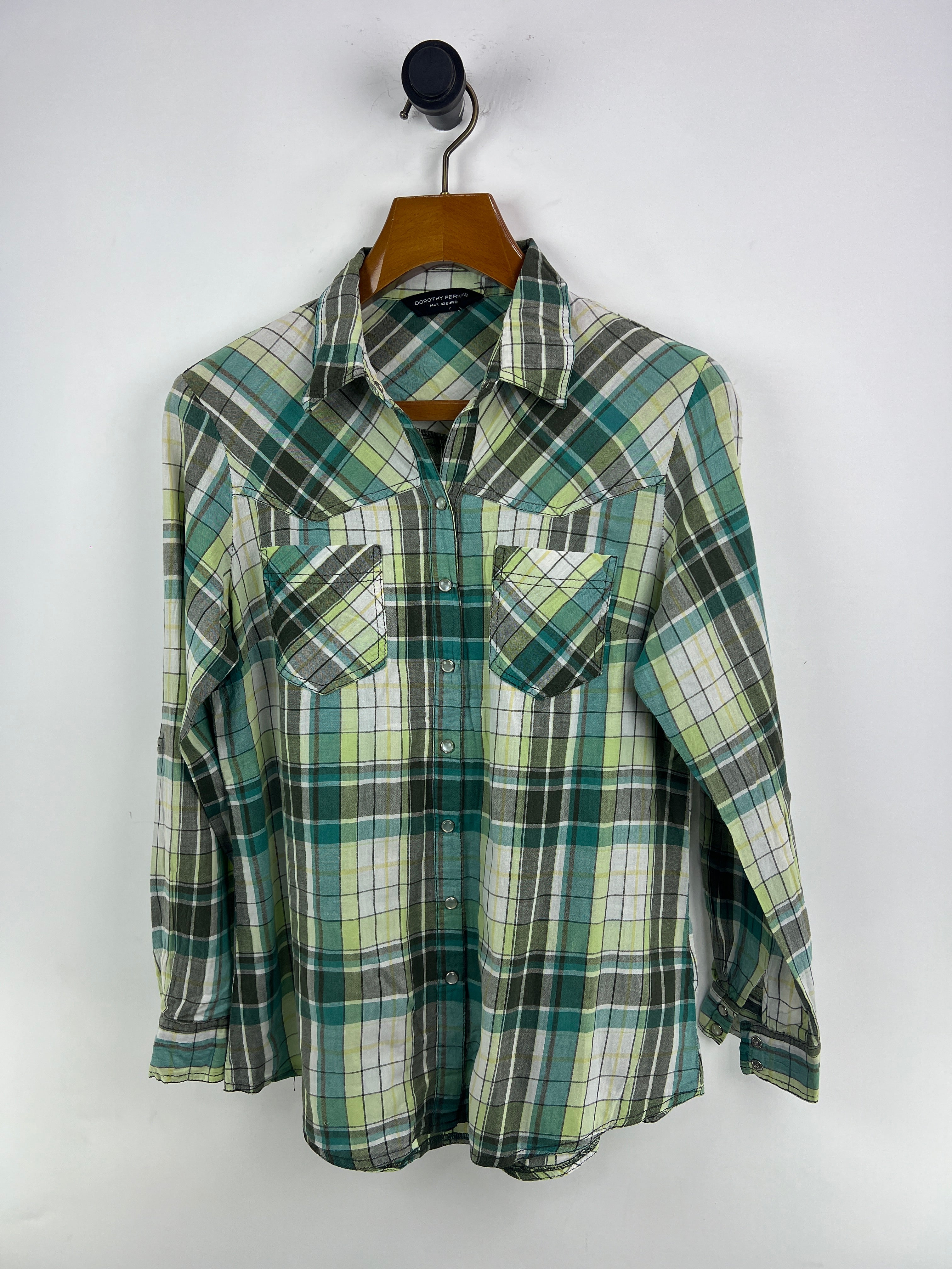 Dorothy Perkins Linen Shirt (Women) (Medium)