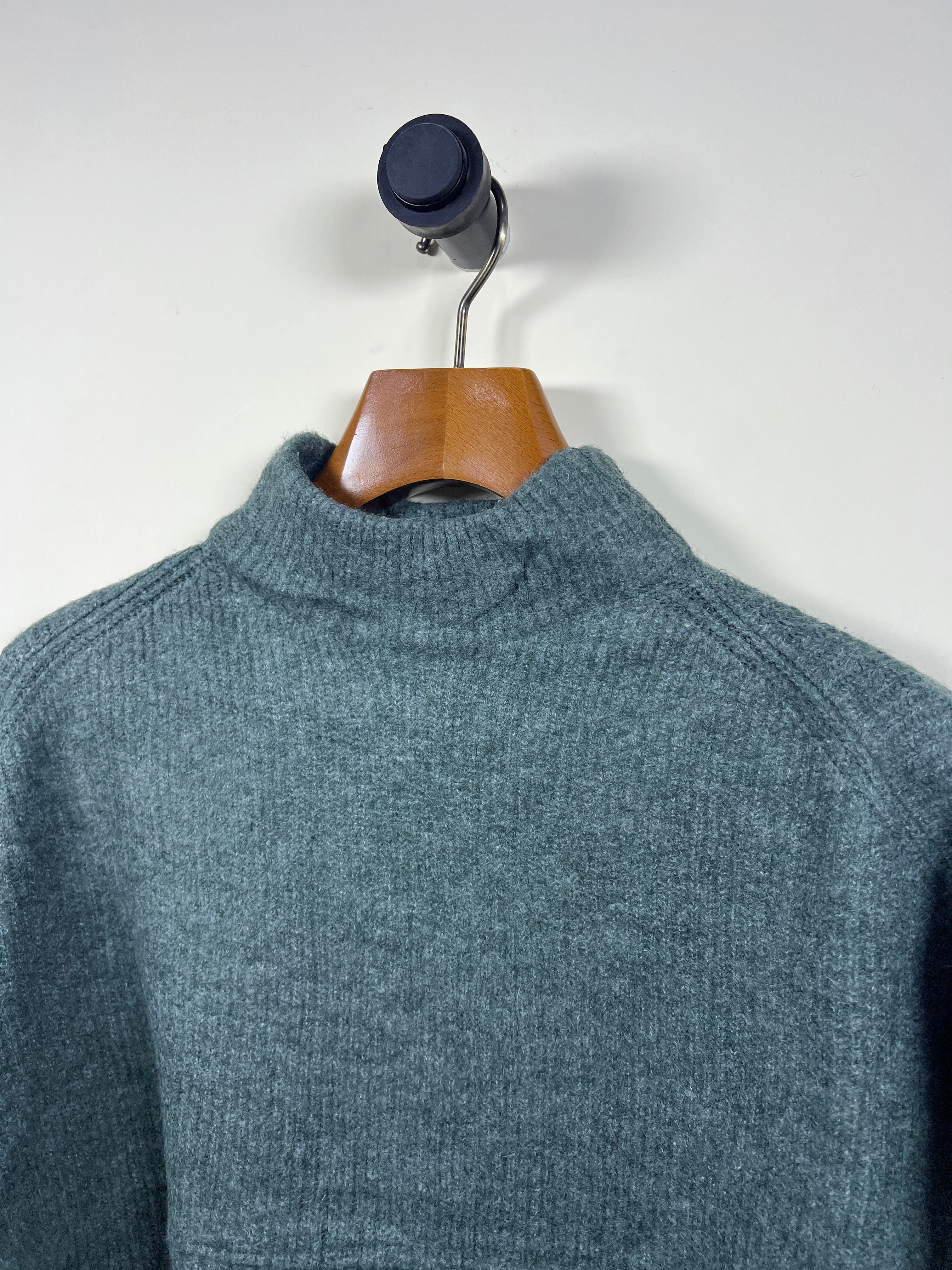 Lambswool Mock Neck Sweater (Women) (Medium-Large)