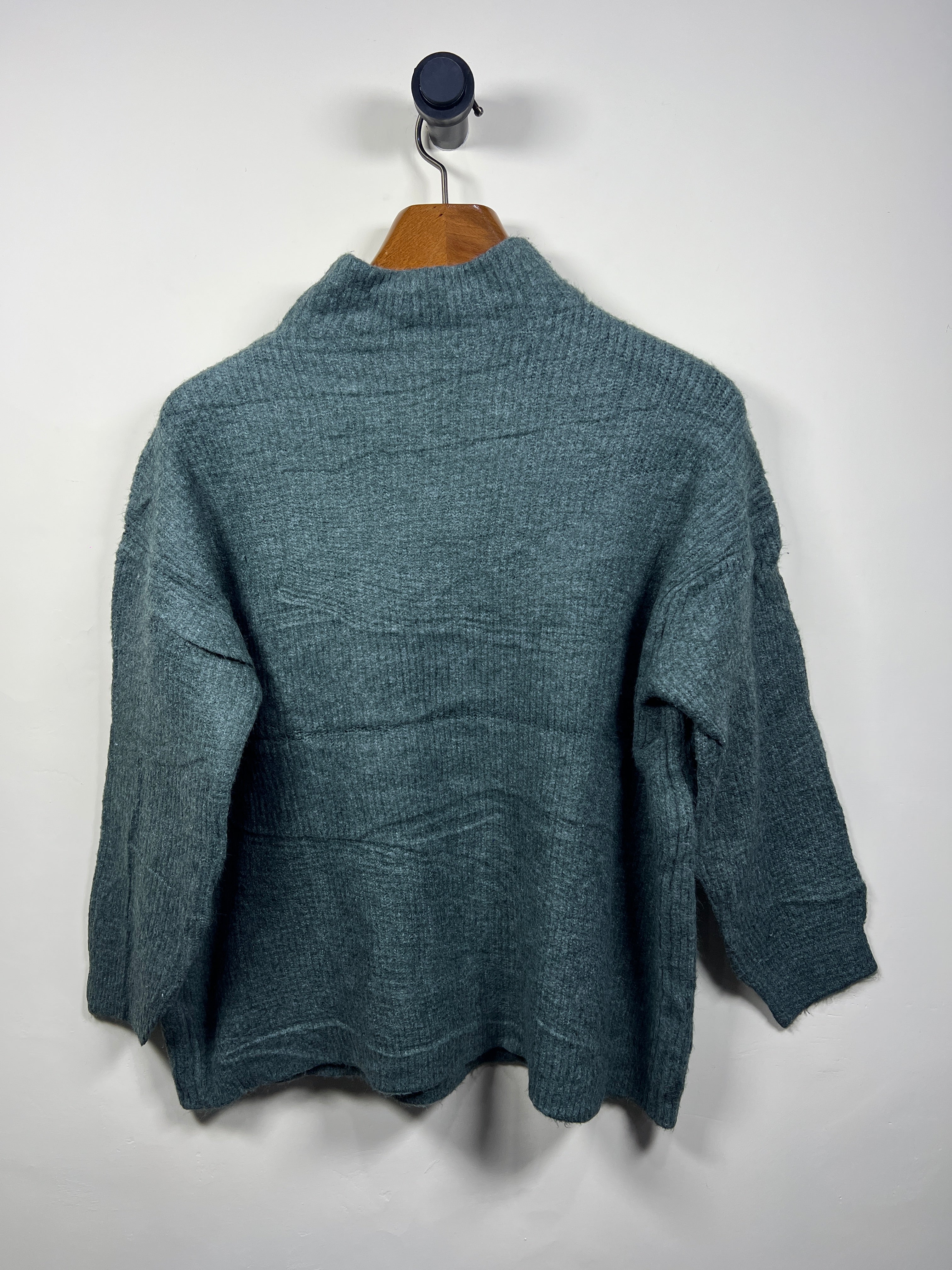 Lambswool Mock Neck Sweater (Women) (Medium-Large)