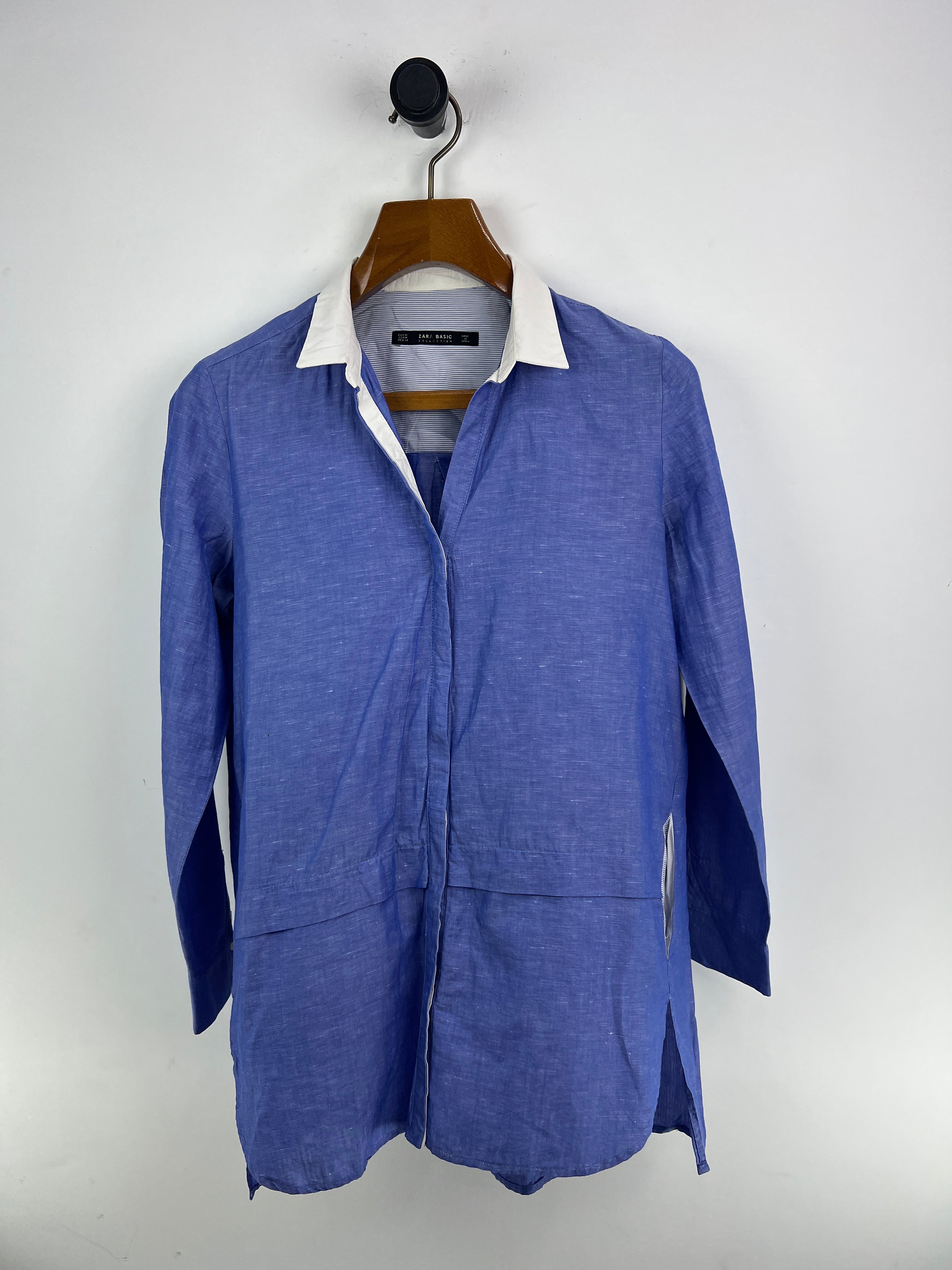 Zara Linen Shirt (Women) (Medium)
