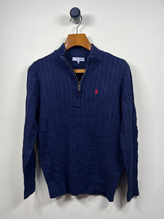 USPA Quarter Zipper Sweater (Small)