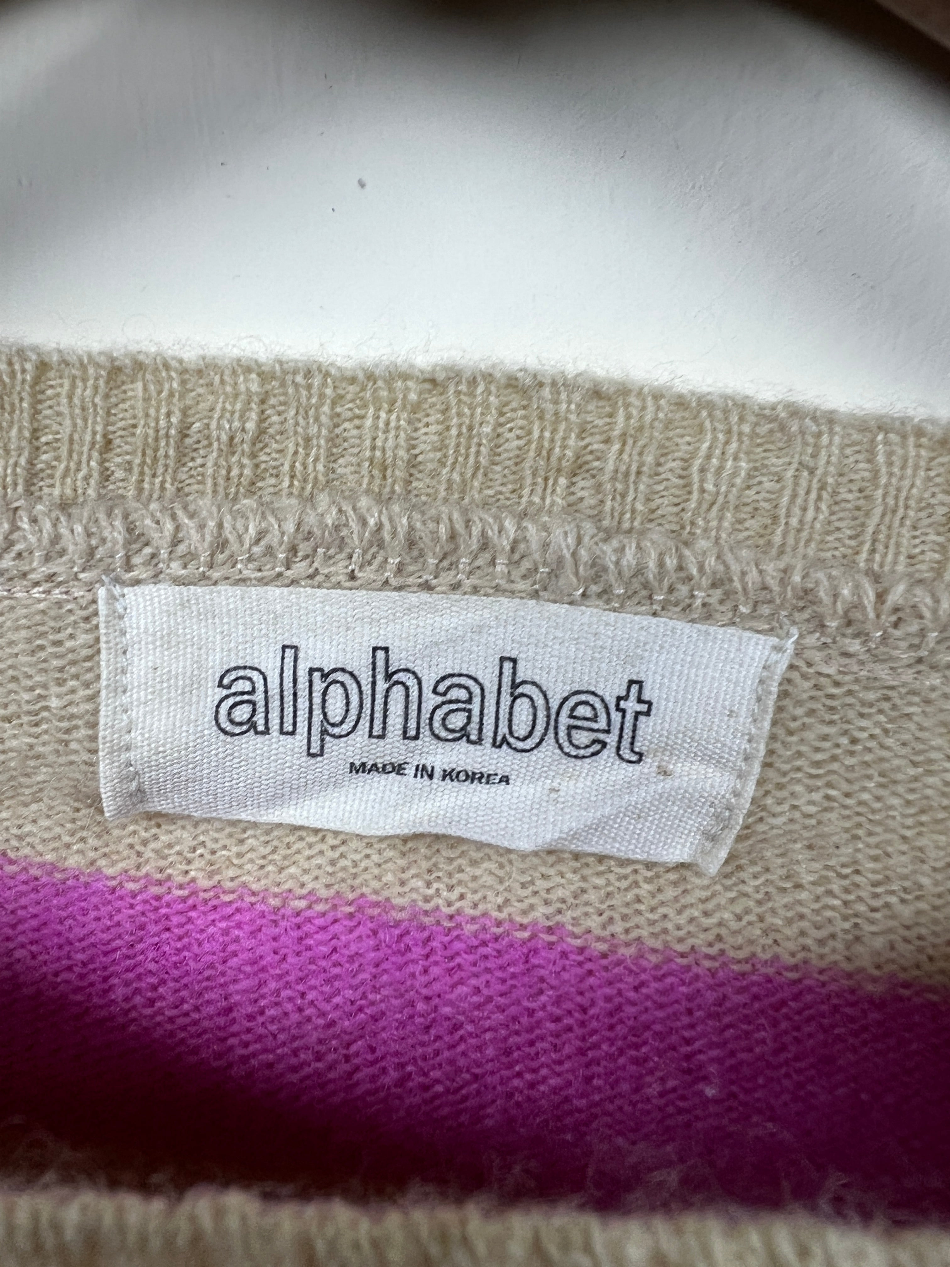 Alphabet Sweater (Women) (Small-Medium)
