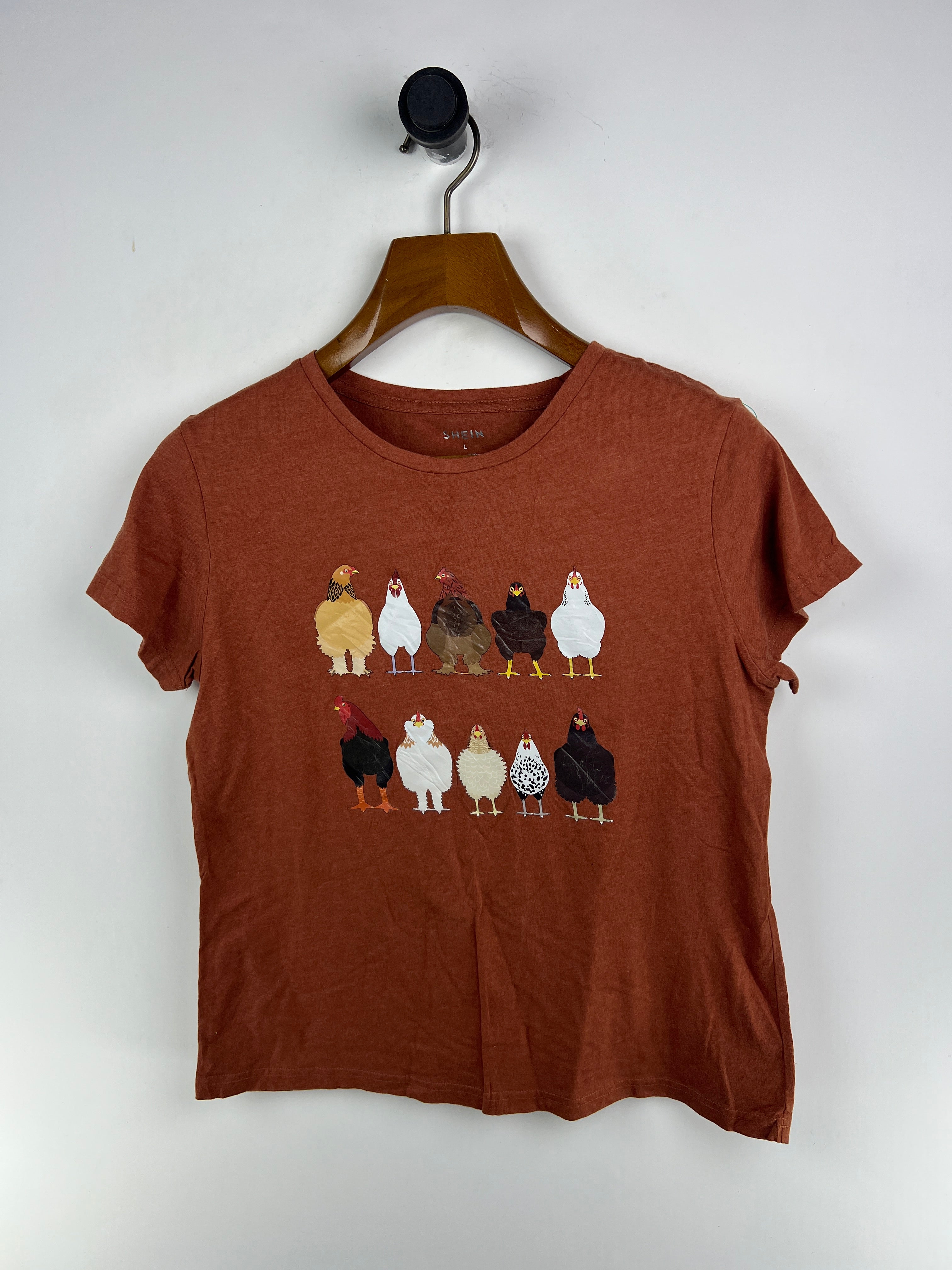 Shein T-Shirt (Women) (Medium-Large)