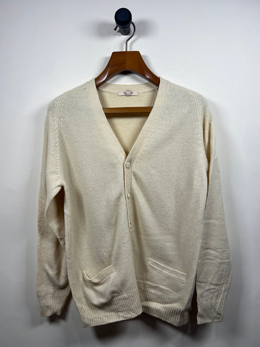 Lambswool Buttoned Sweater (Small-Medium)