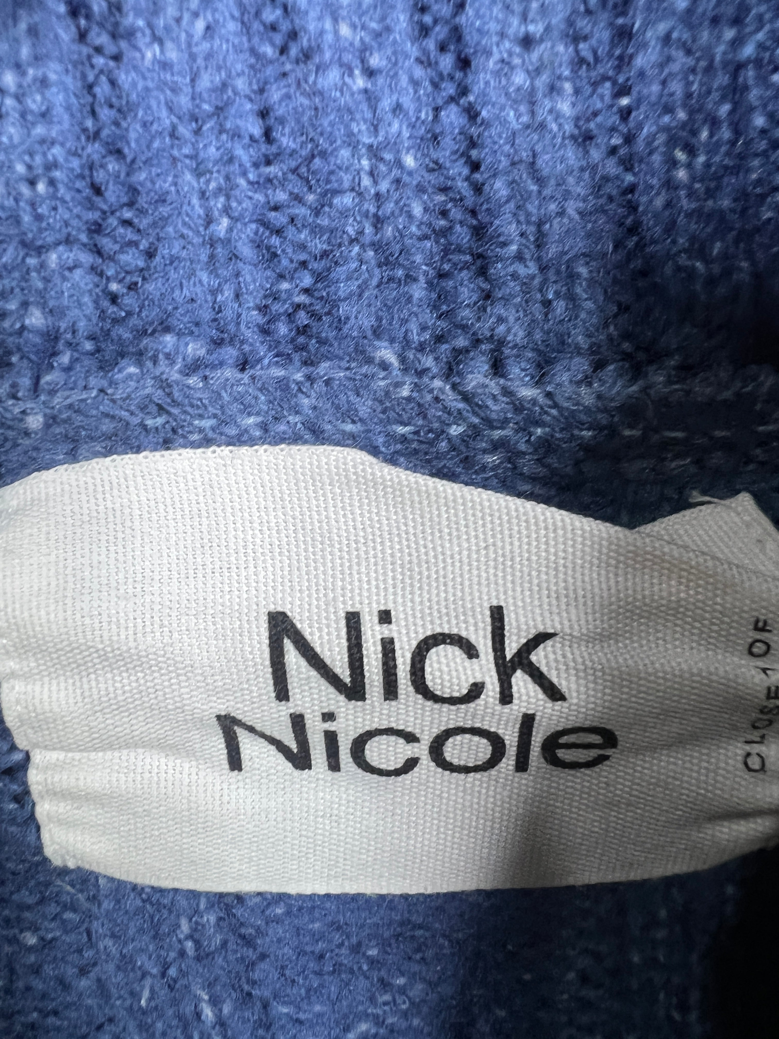 Nick Nicole Cable Knitted Turtle Neck Sweater (Women) (Medium-Large)