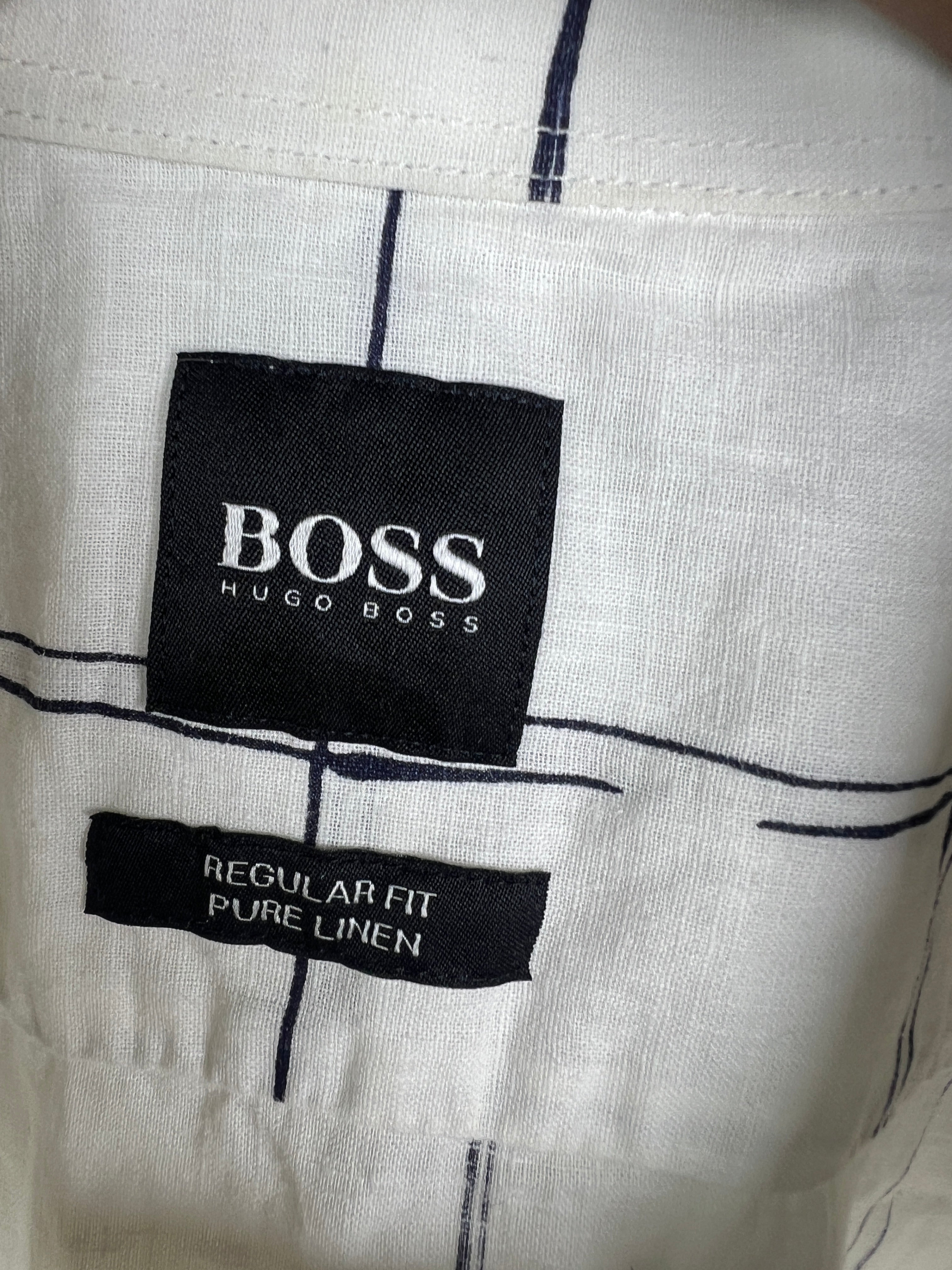 Hugo Boss Linen Shirt (Large)