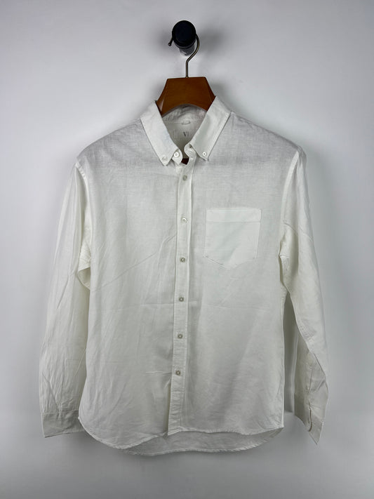 V Linen Shirt (Small)