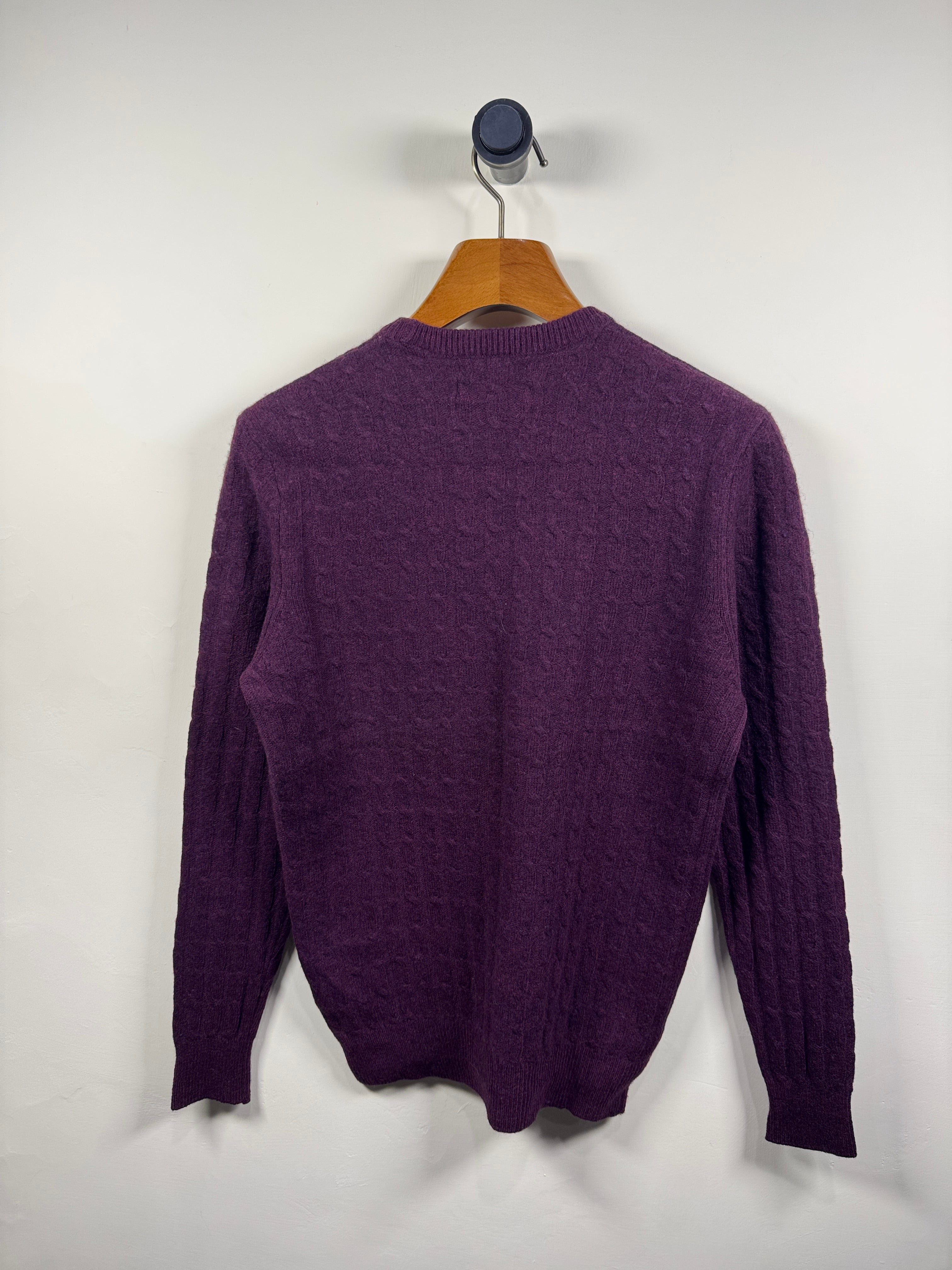 Jack Wills Merino Cable Knitted Sweater (Small-Medium)