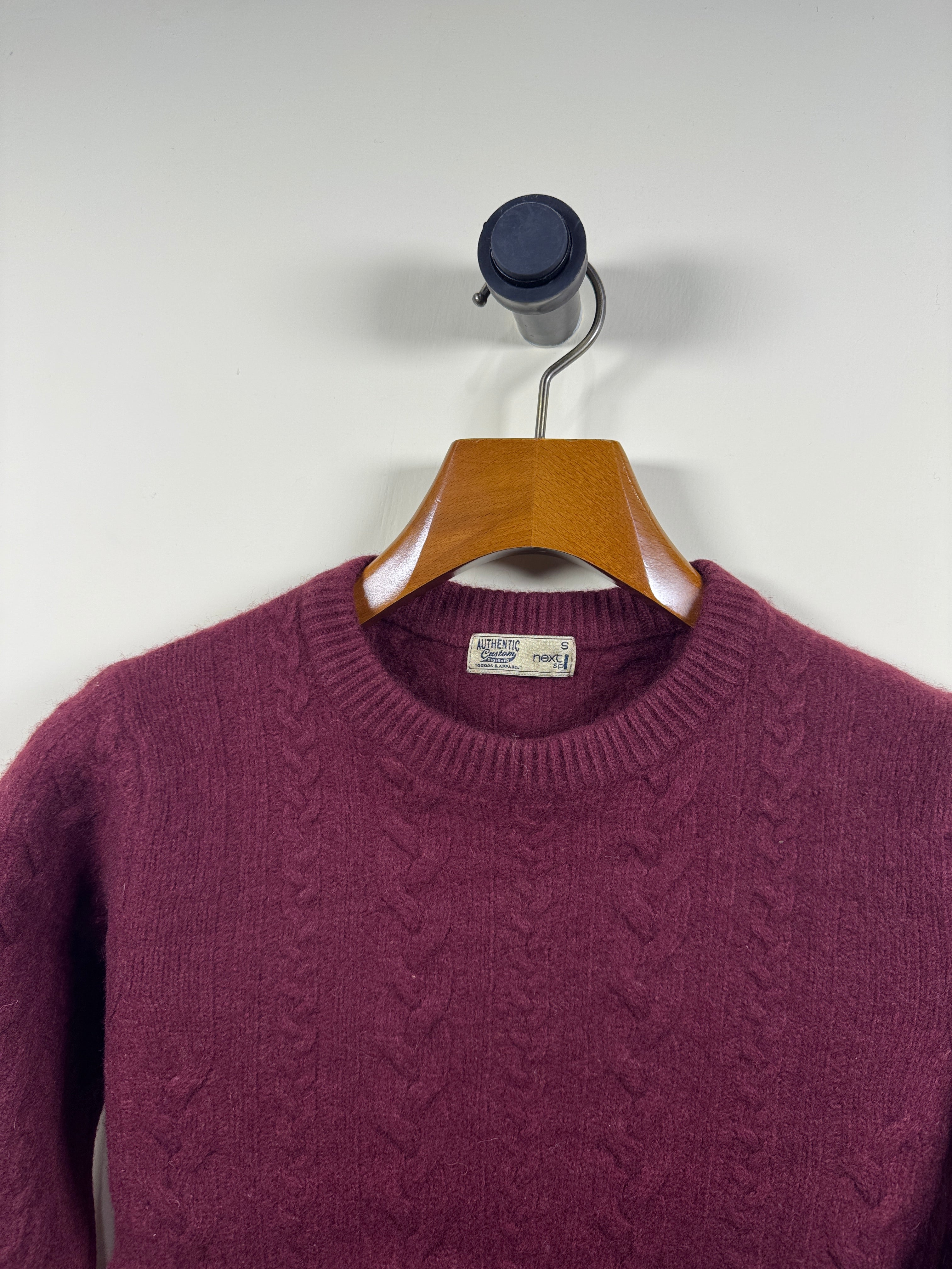 Next Lambswool Cable Knitted Sweater (X-Small)