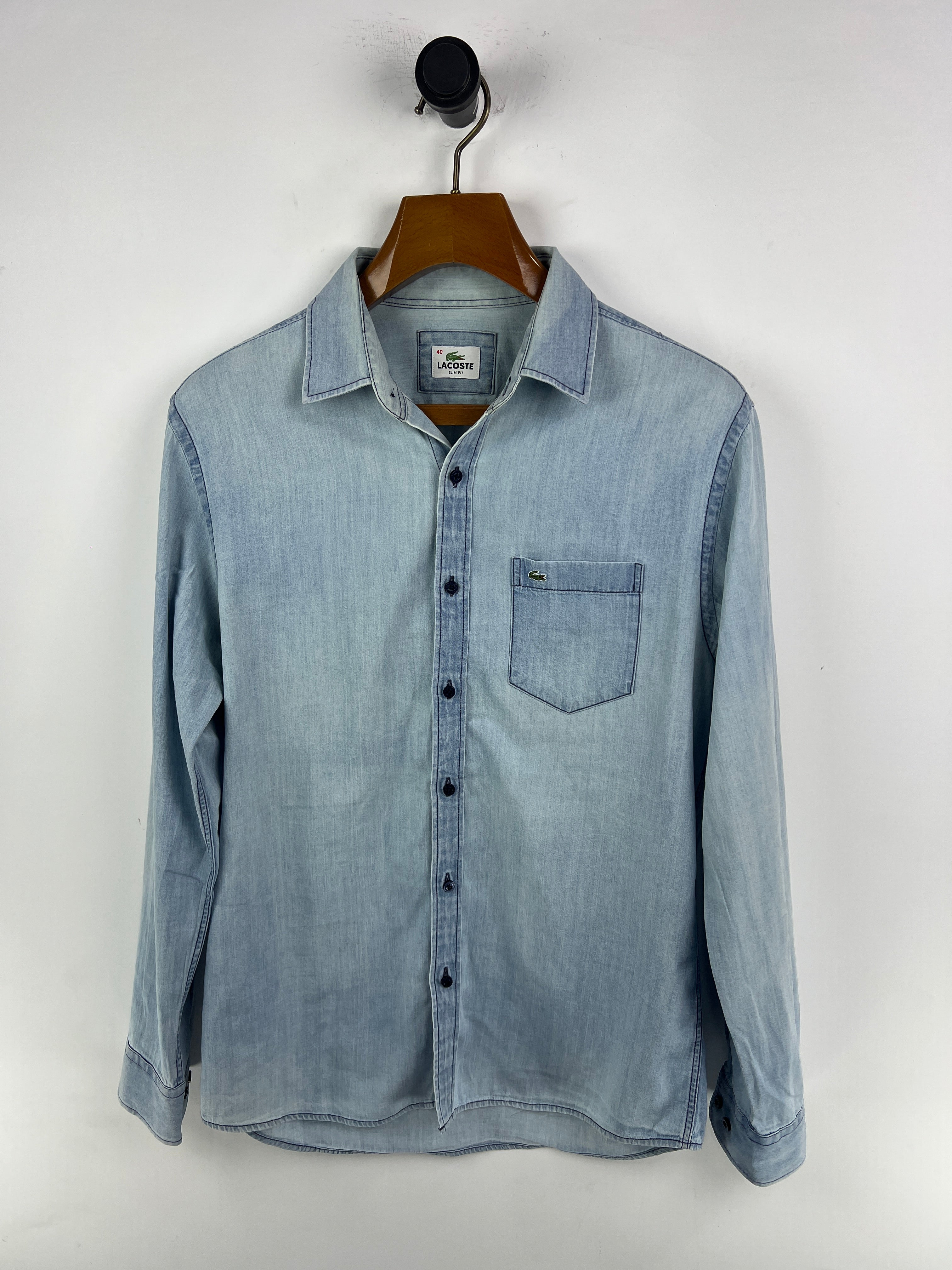 Lacoste Denim Shirt (Medium)