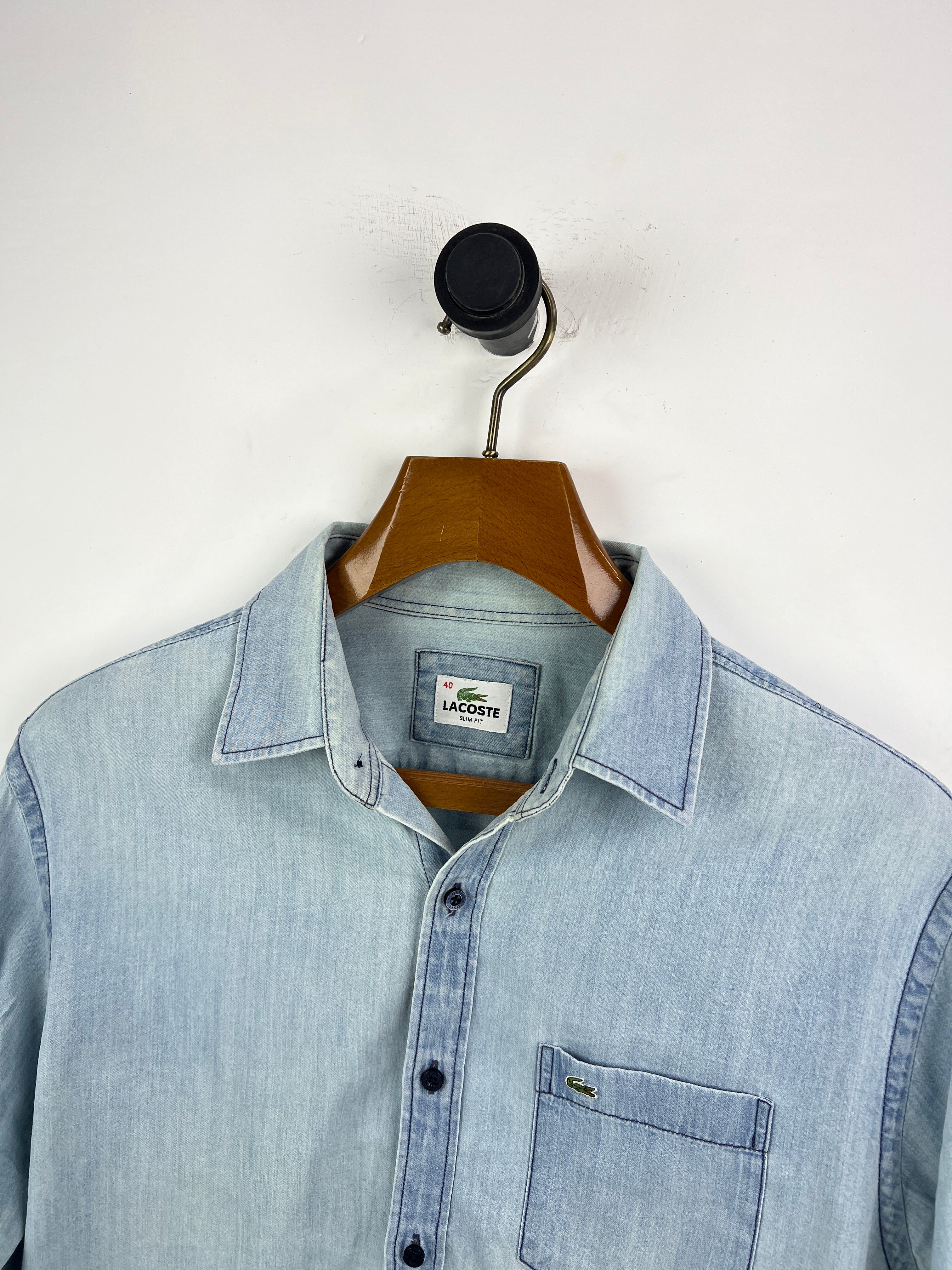 Lacoste Denim Shirt (Medium)