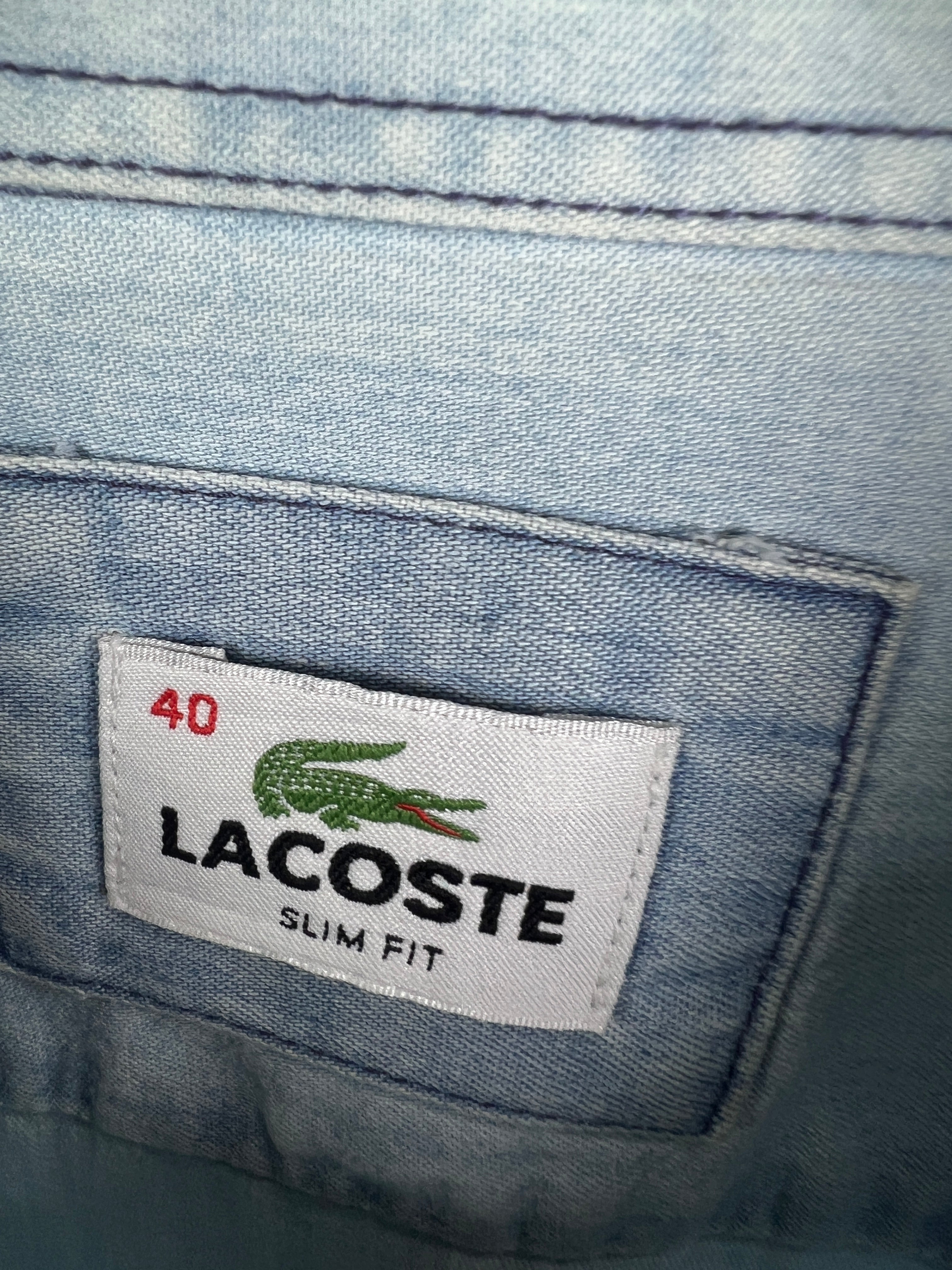 Lacoste Denim Shirt (Medium)