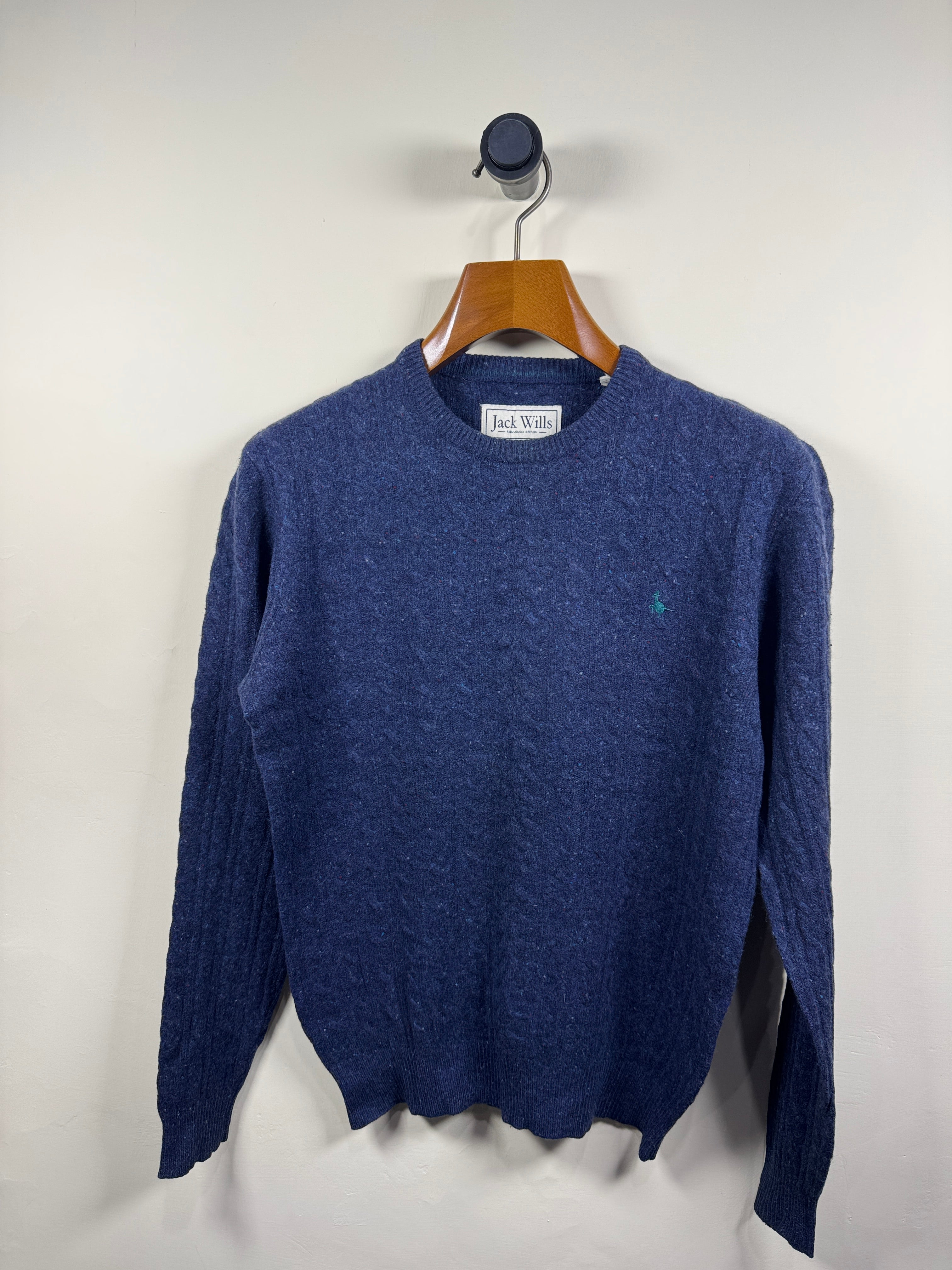 Jack Wills Merino Cable Knitted Sweater (Medium)