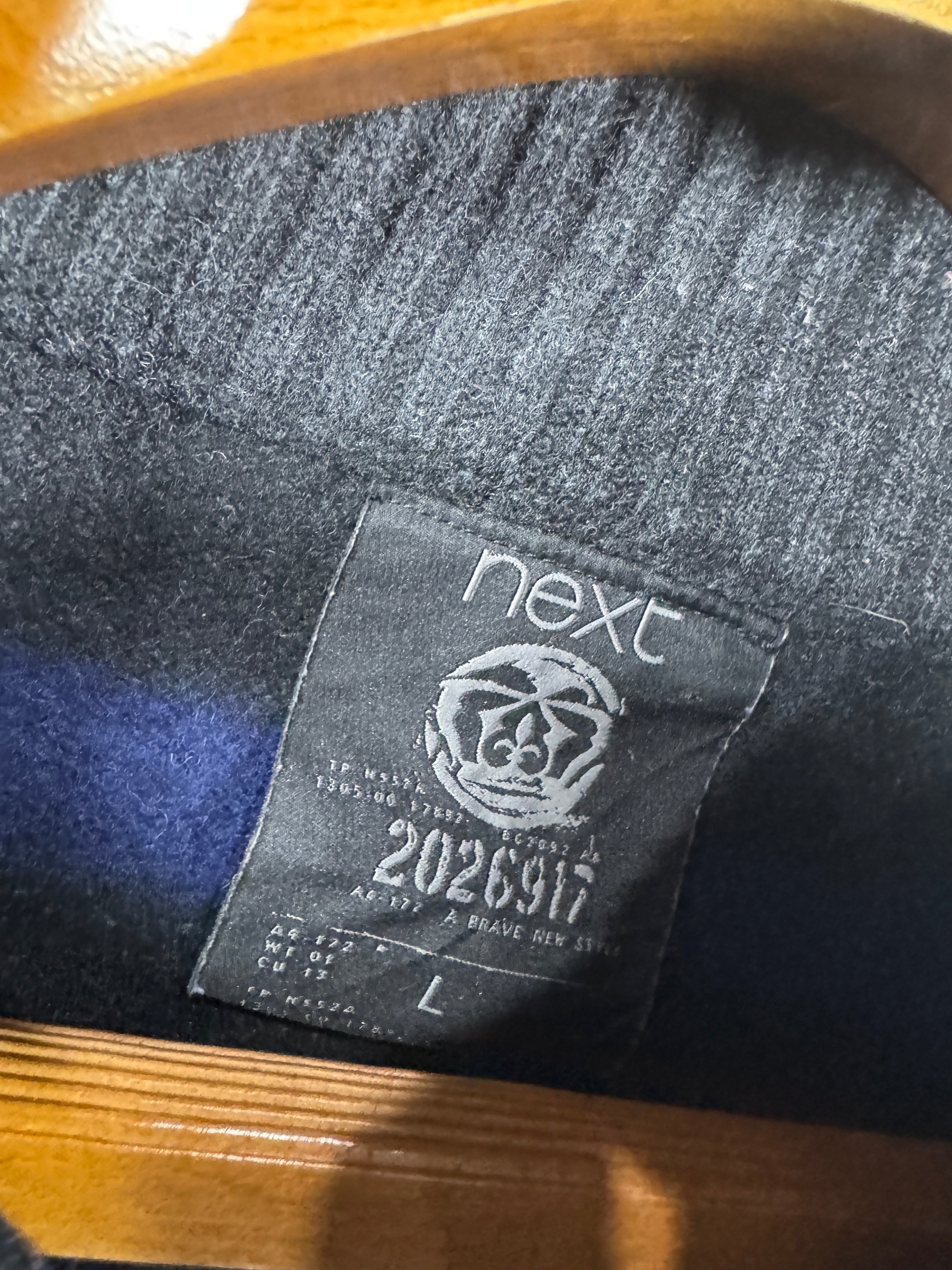 Next Lambswool Quarter Buttoned Sweater (Small-Medium)