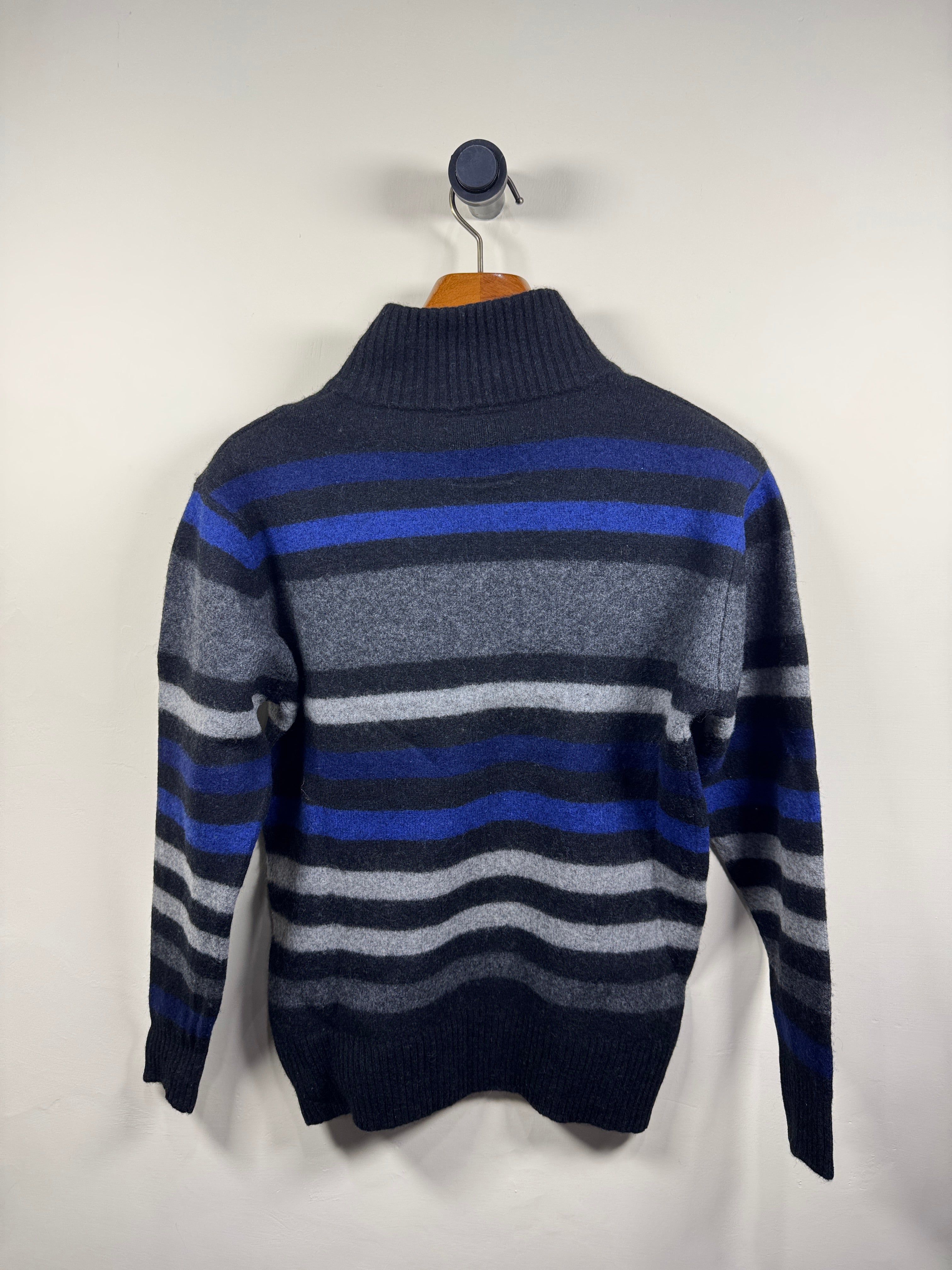 Next Lambswool Quarter Buttoned Sweater (Small-Medium)
