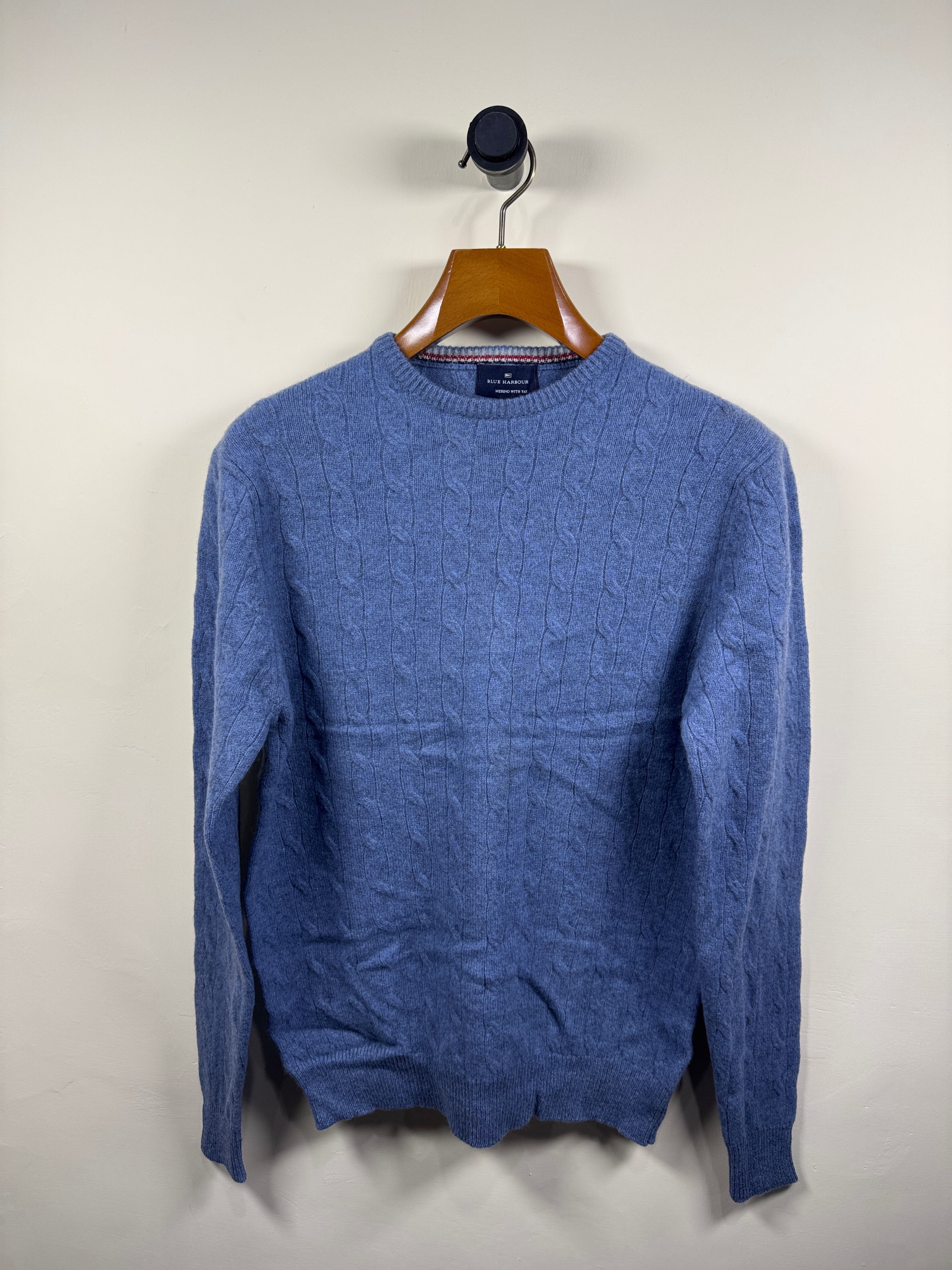 Marks & Spencer Merino Yak Cable Knitted Sweater (Medium-Large)