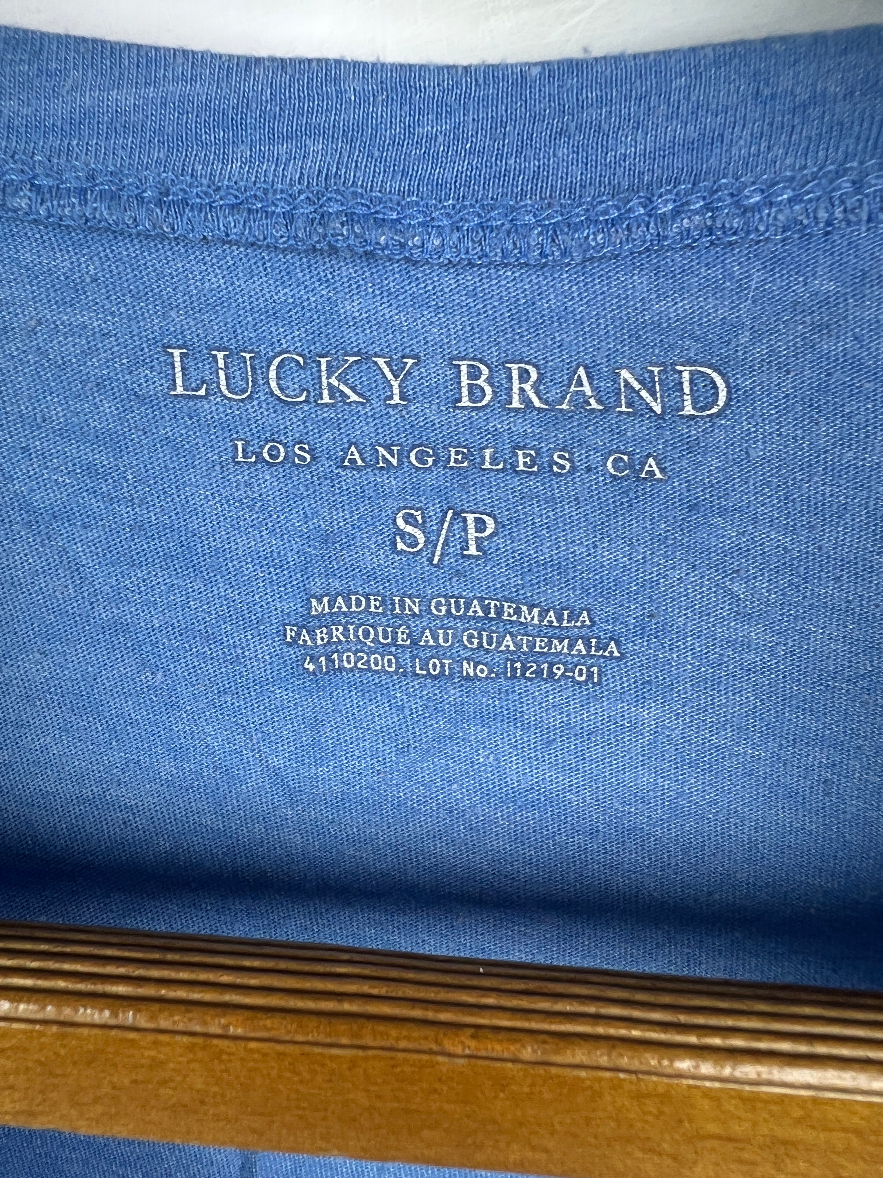 Lucky Brand T-Shirt (Women) (Small-Medium)