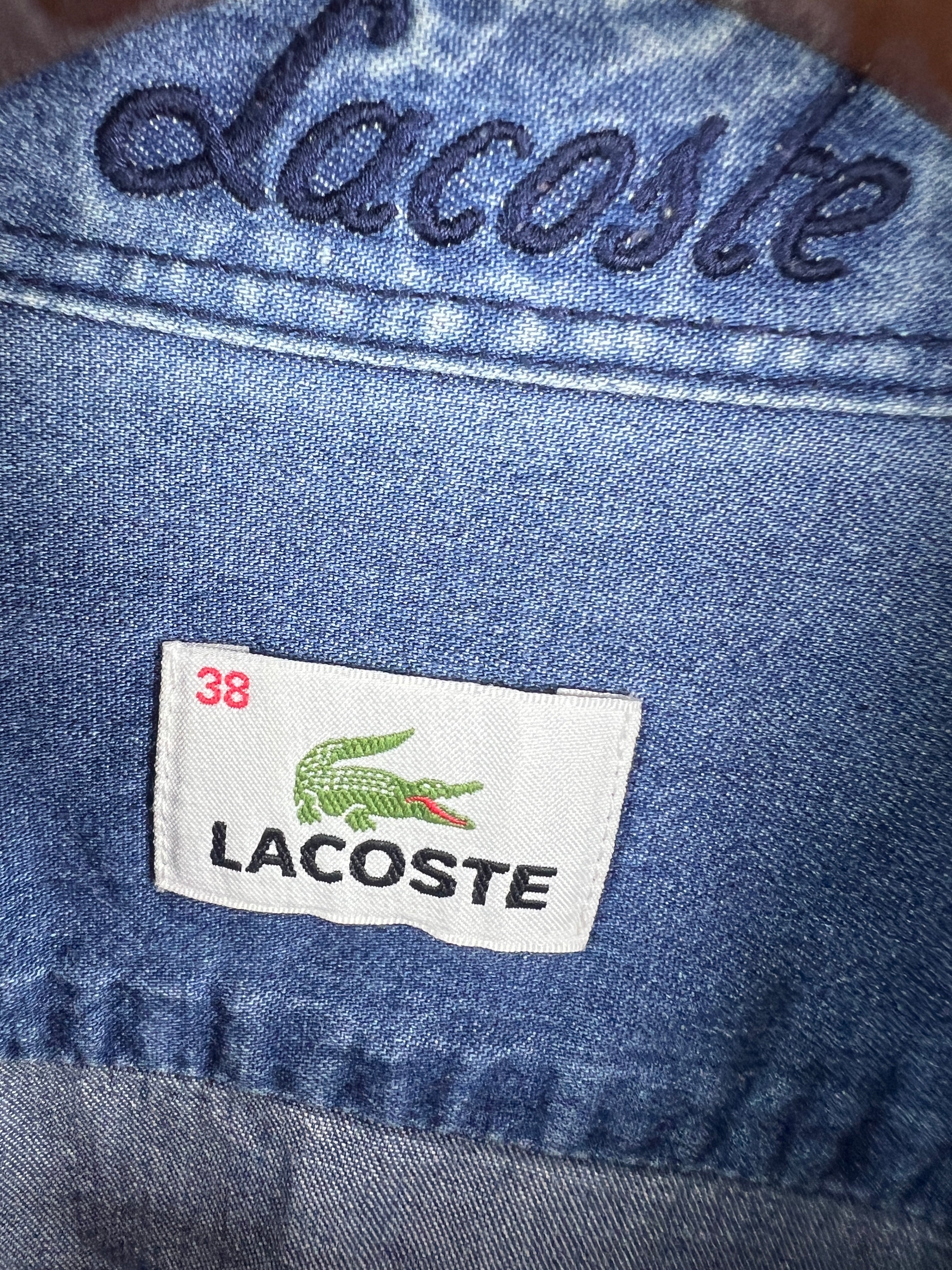 Lacoste Denim Shirt (Small)