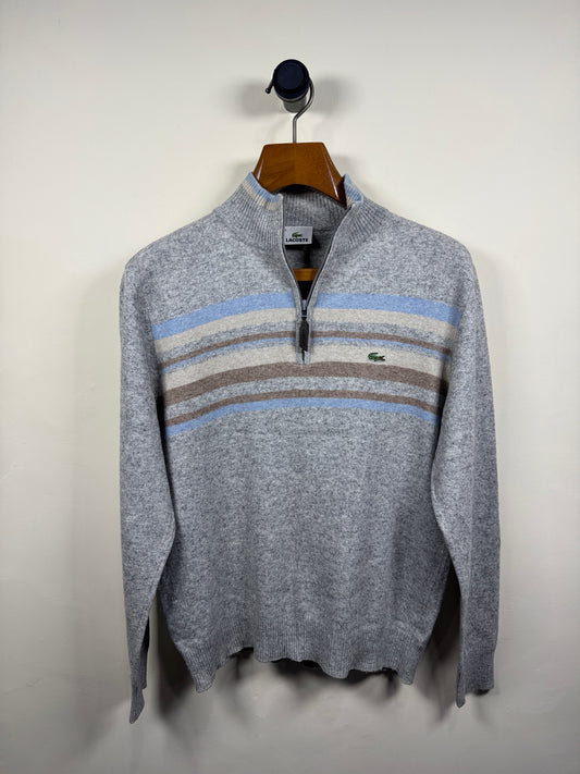 Lacoste Quarter Zipper Sweater (Medium)