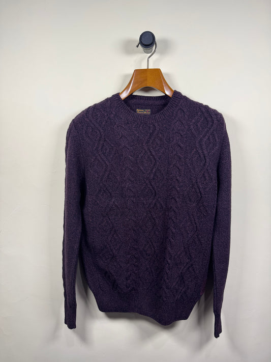 Barbour Lambswool Cable Knitted Sweater (Medium)