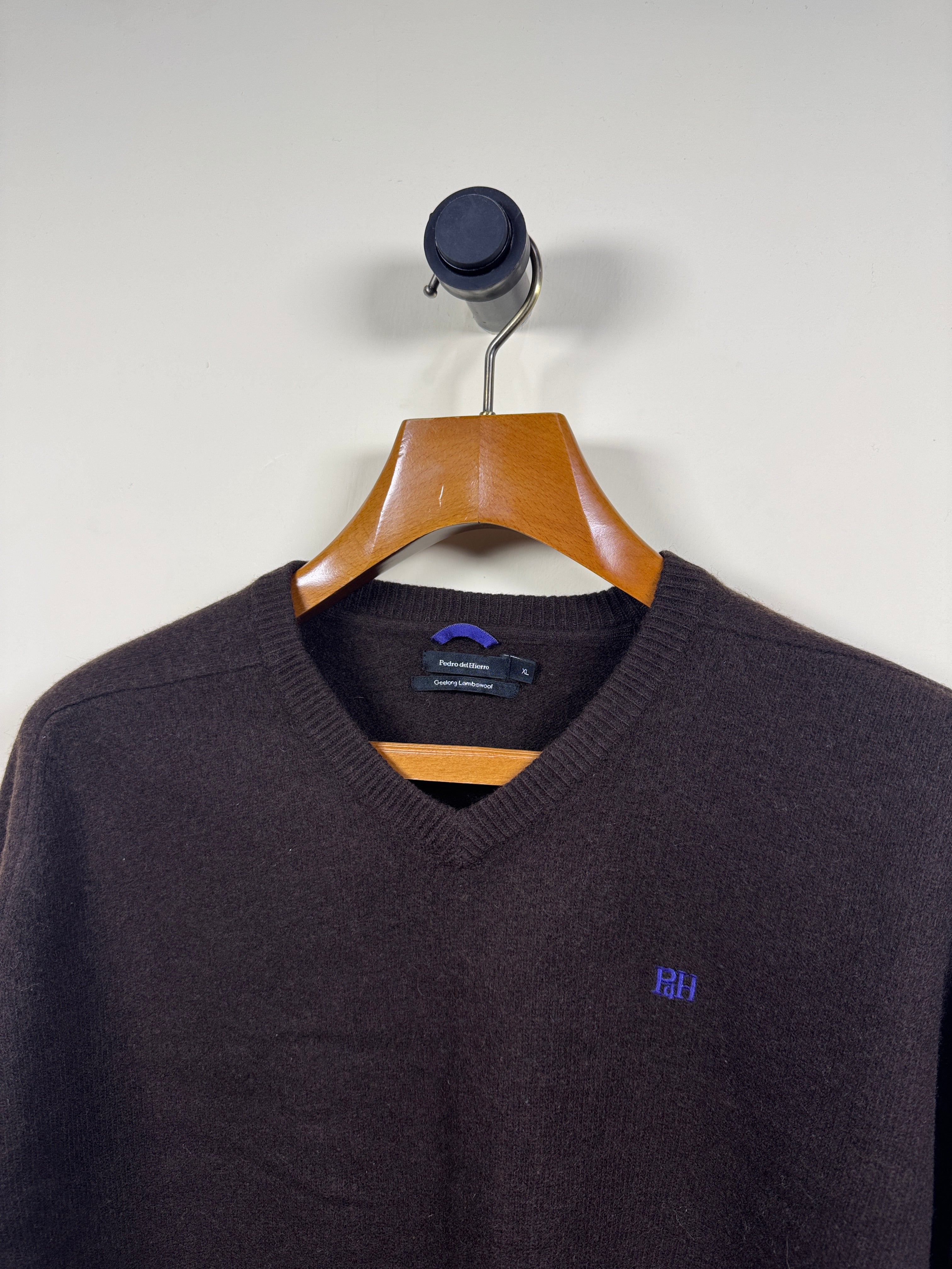 Pedro Del Hierro Geelong Lambswool Sweater (Medium)