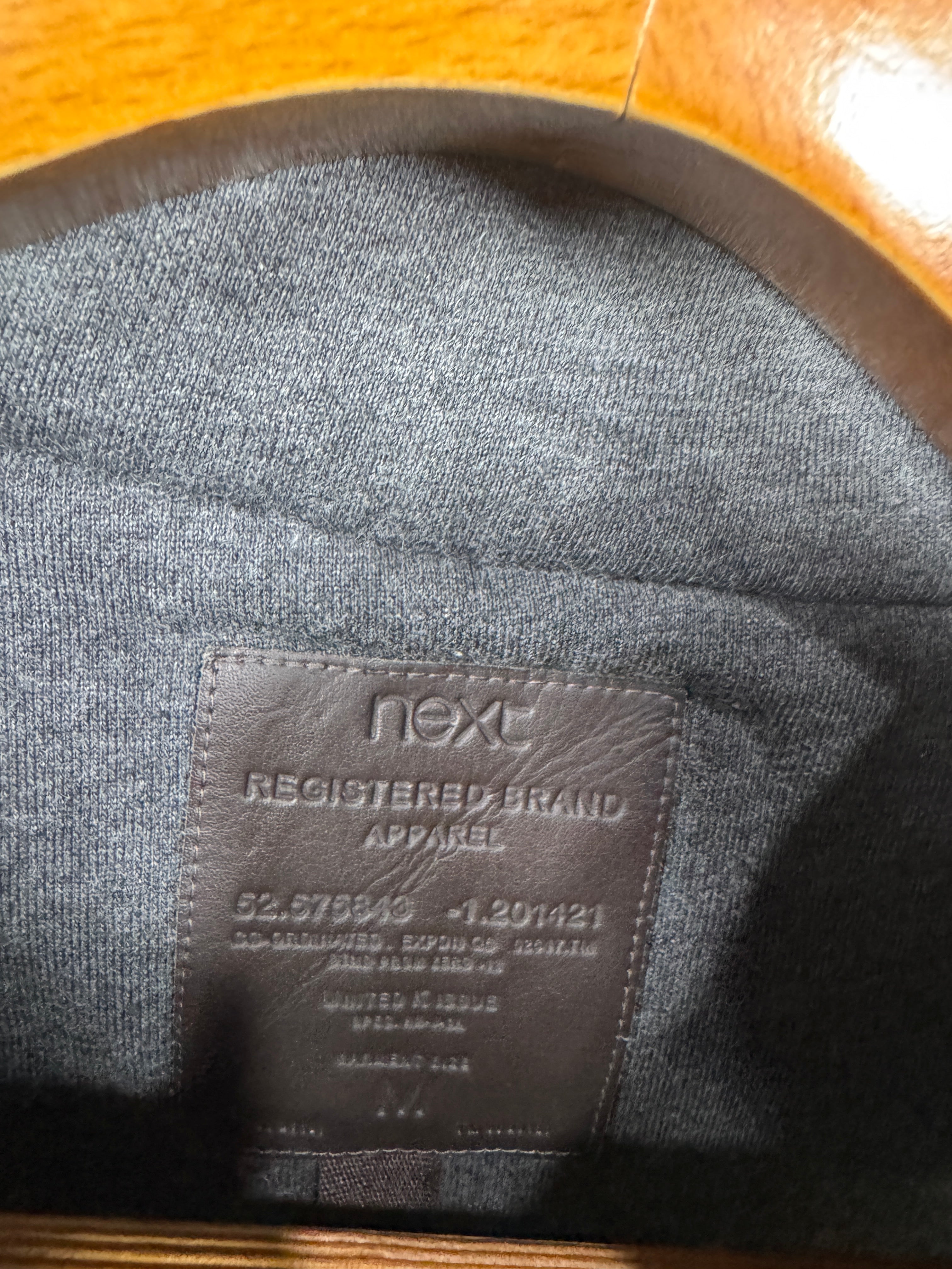 Next Lambswool Quarter Buttoned Sweater (Small)