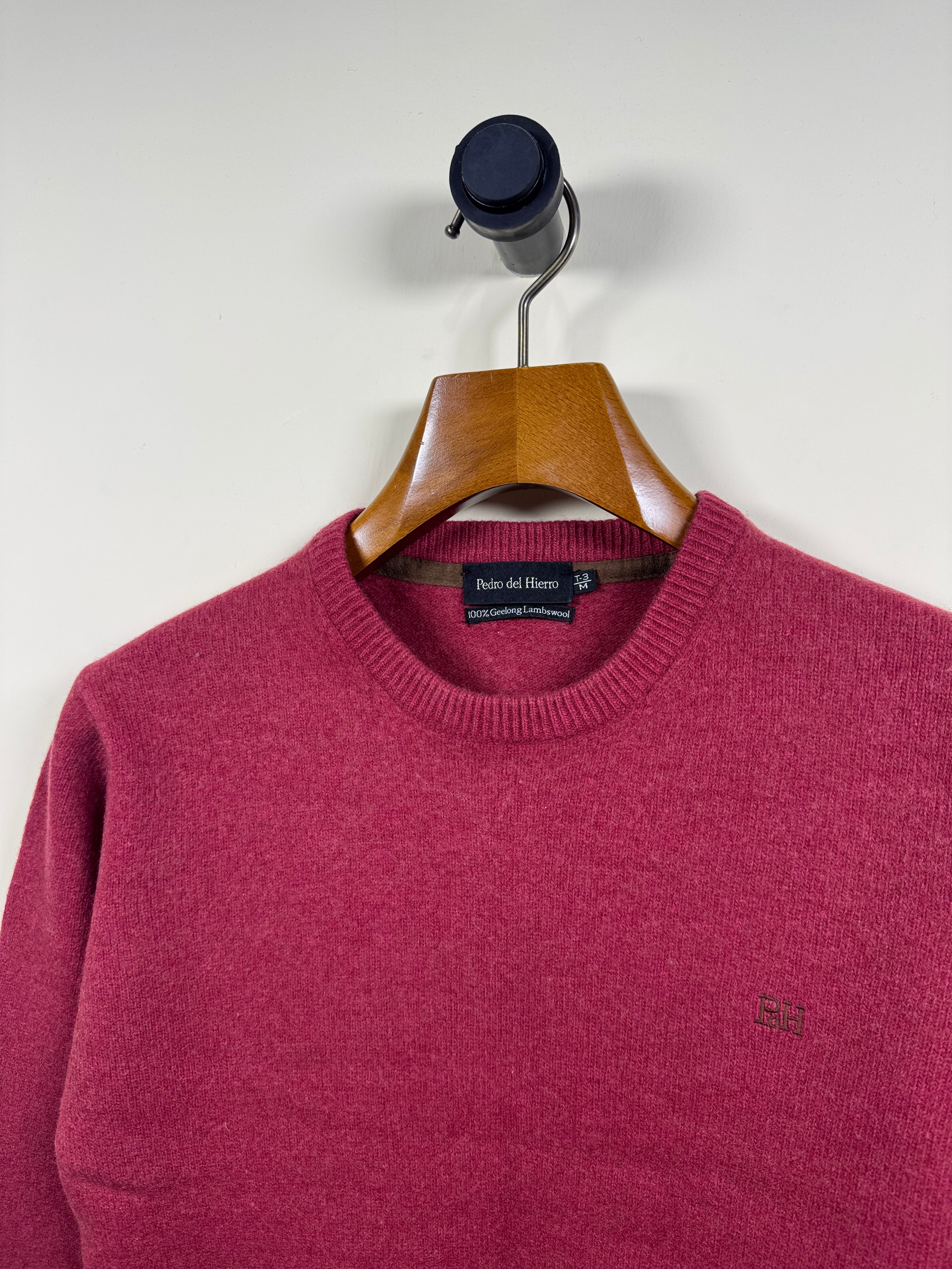 Pedro Del Hierro Geelong Lambswool Sweater (Small)