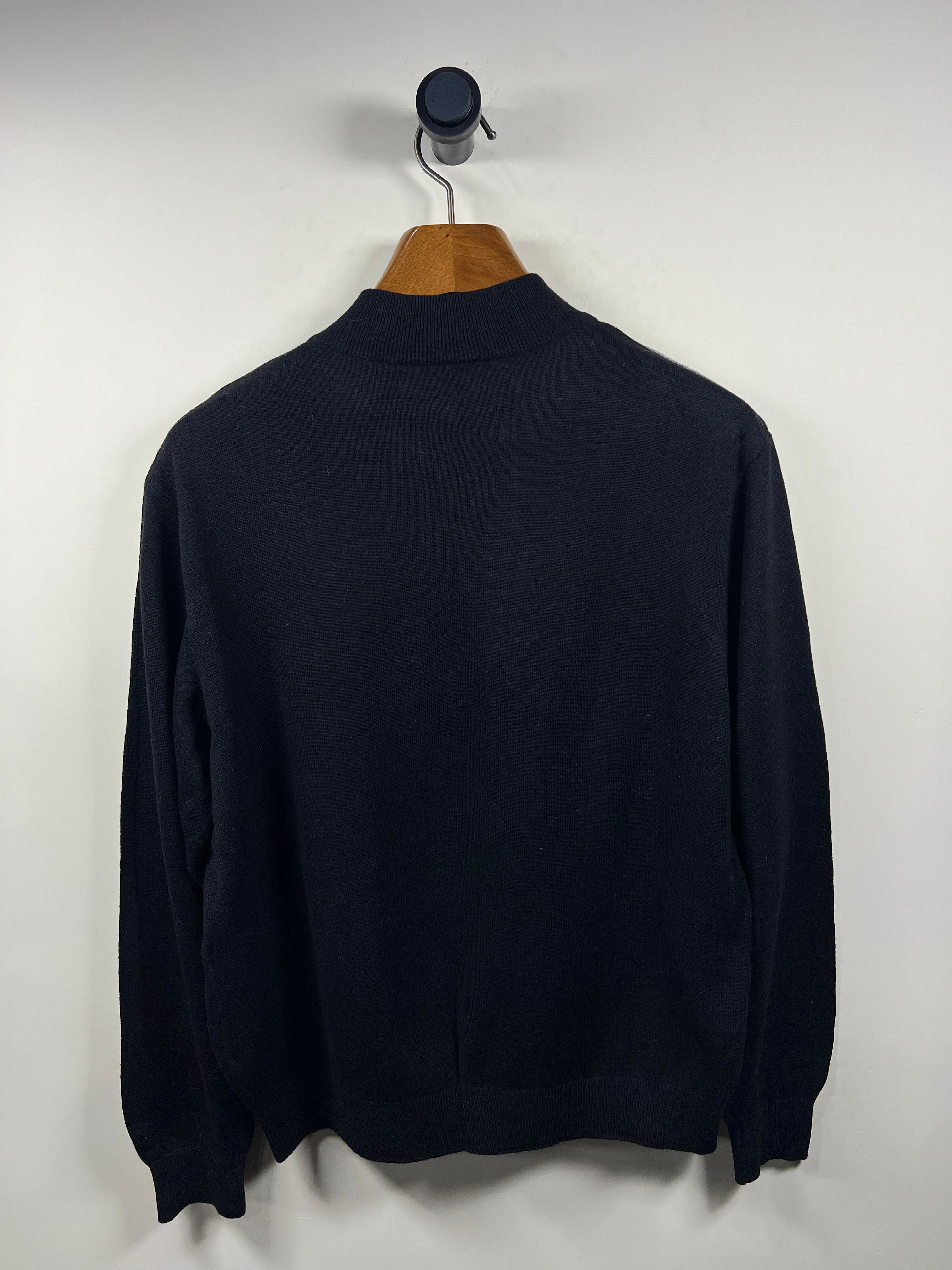 Crocodile Quarter Zipper Sweater (Small-Medium)